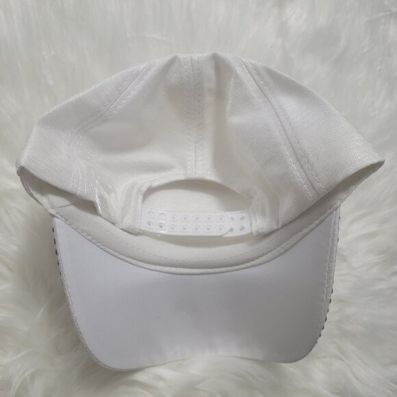 Bling & Roses White Baseball Cap - Picture 7 of 9